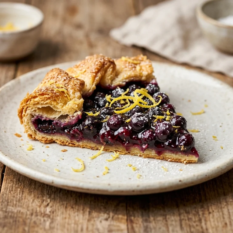 Blueberry Lemon Galette