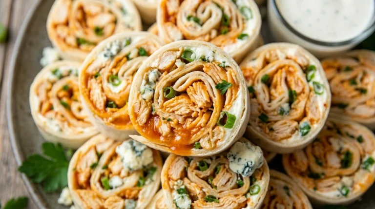 Buffalo Chicken Pinwheels