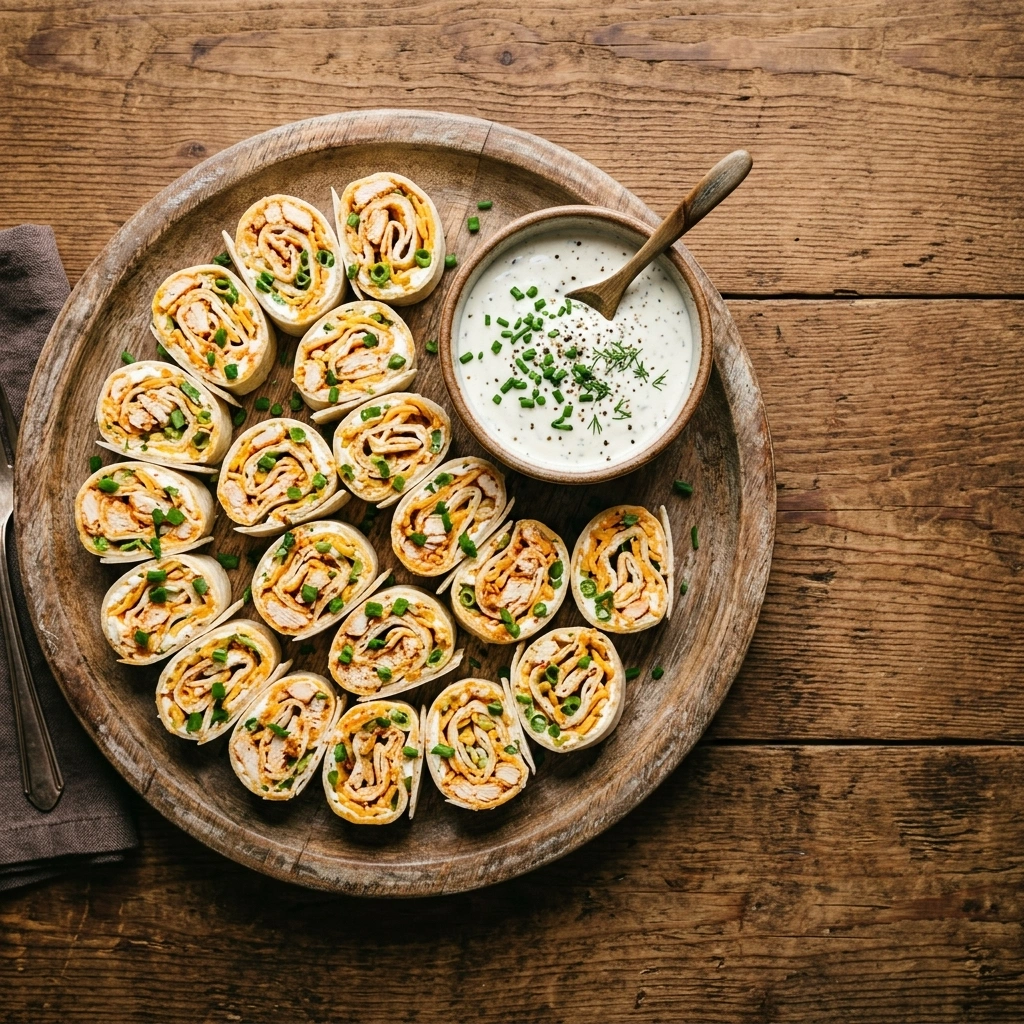 Buffalo Chicken Pinwheels: Easy Appetizer Recipe 11 Buffalo Chicken Pinwheels