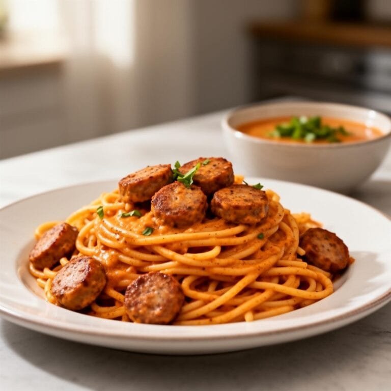 Easy Cajun Sausage Pasta recipe