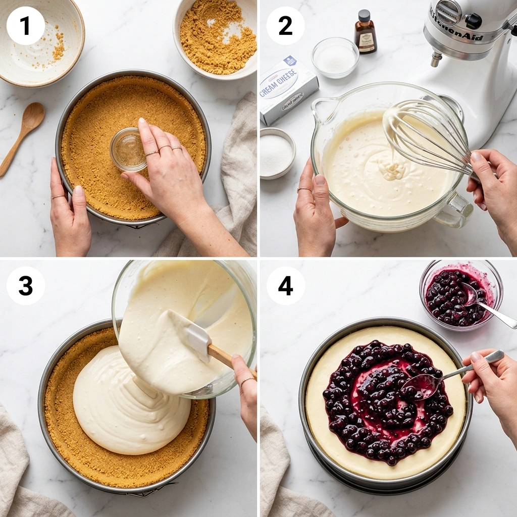 No-Bake Blueberry Cheesecake: A Creamy, No-Fuss Summer Dessert 12 No-Bake Blueberry Cheesecake