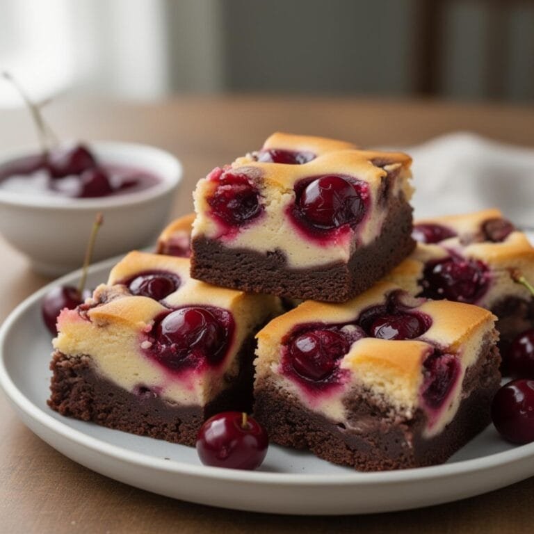 Easy Cherry Cheesecake Brownies recipe