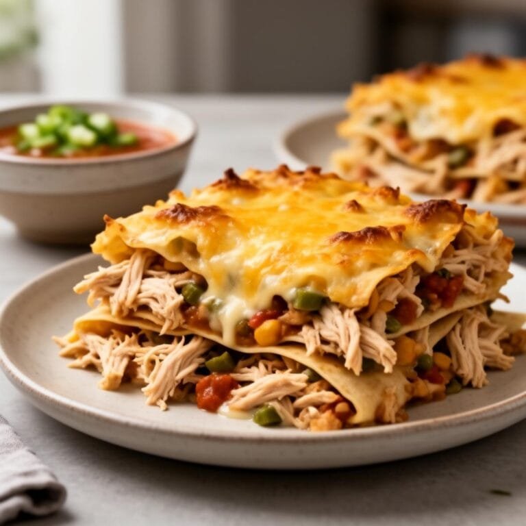 Easy Chicken Burrito Casserole recipe