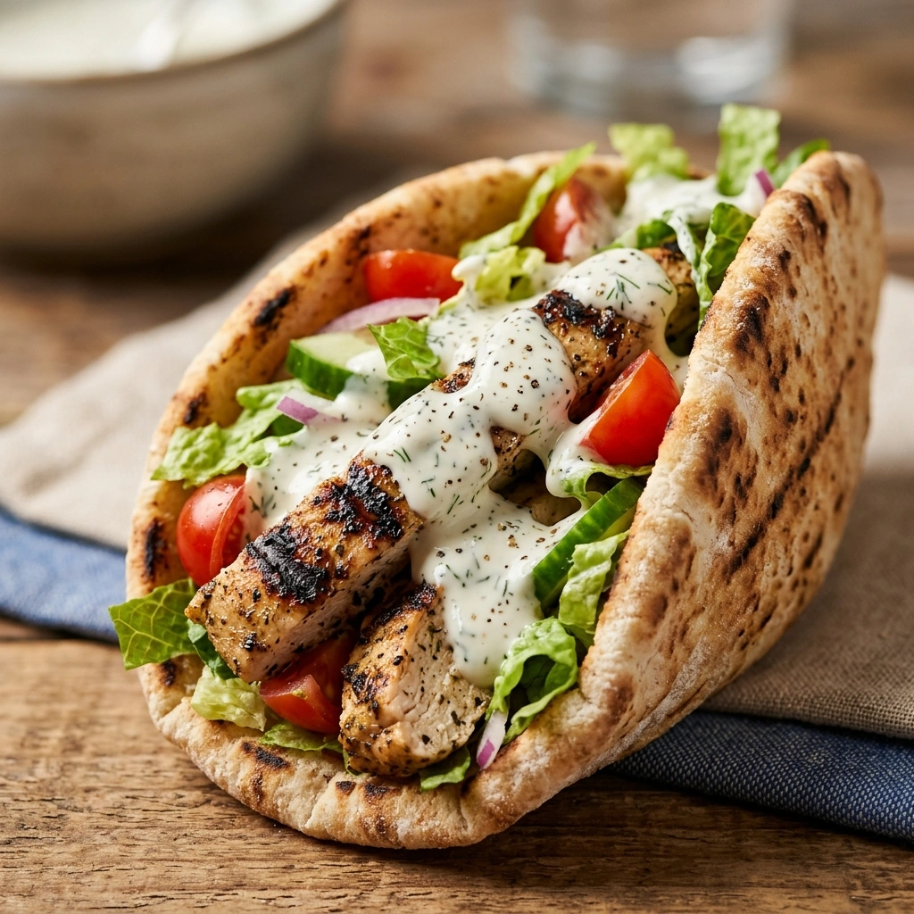 Sheet Pan Chicken Pitas with Herby Ranch