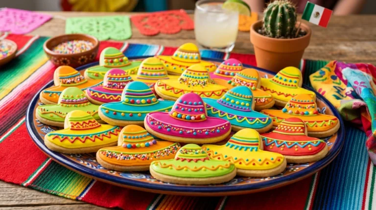Cinco De Mayo Sombrero Sugar Cookies