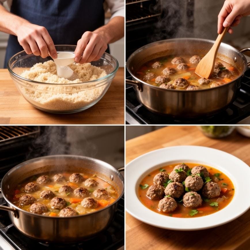 Cozy Swedish Meatball Soup: The Ultimate Comfort Food 8 Steps