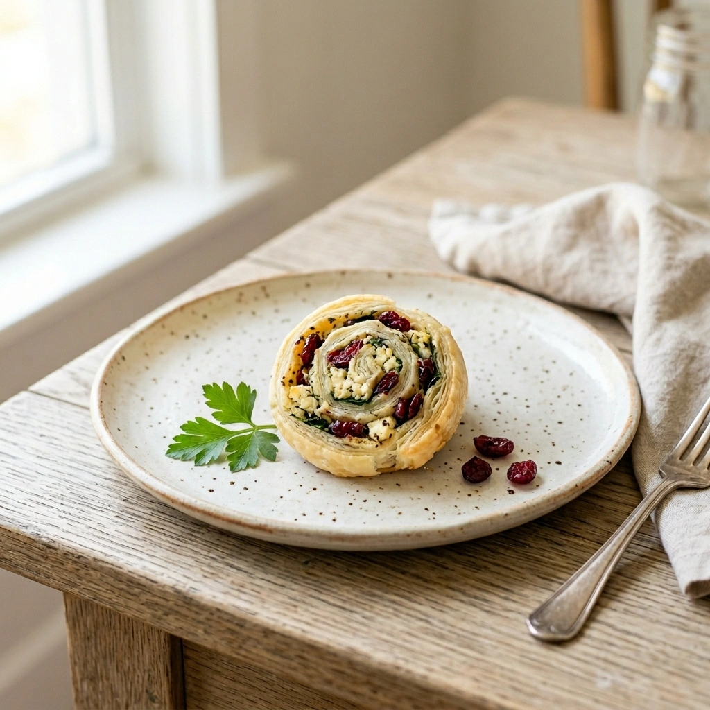 Cranberry Feta Pinwheels