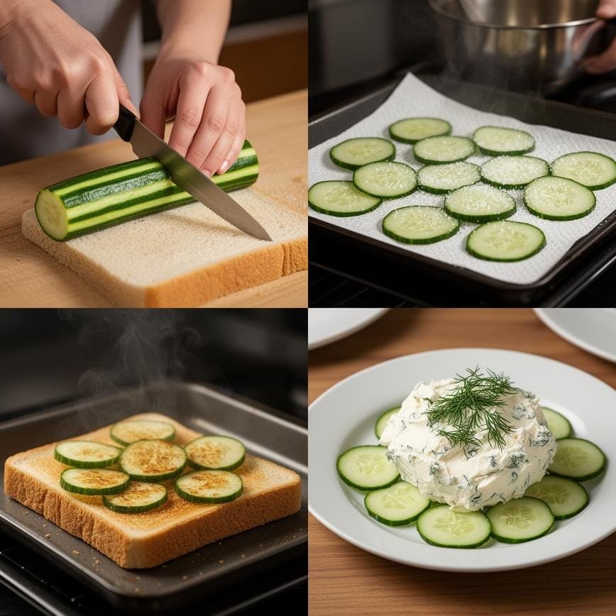 Cucumber Sandwiches: Best Appetizer for Tea Party 8 Steps