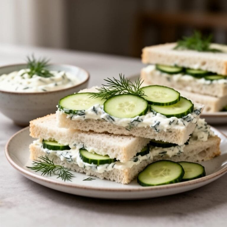 Easy Cucumber Sandwiches recipe