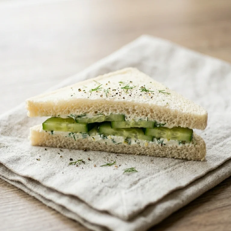 Cucumber Sandwiches with Cream Cheese