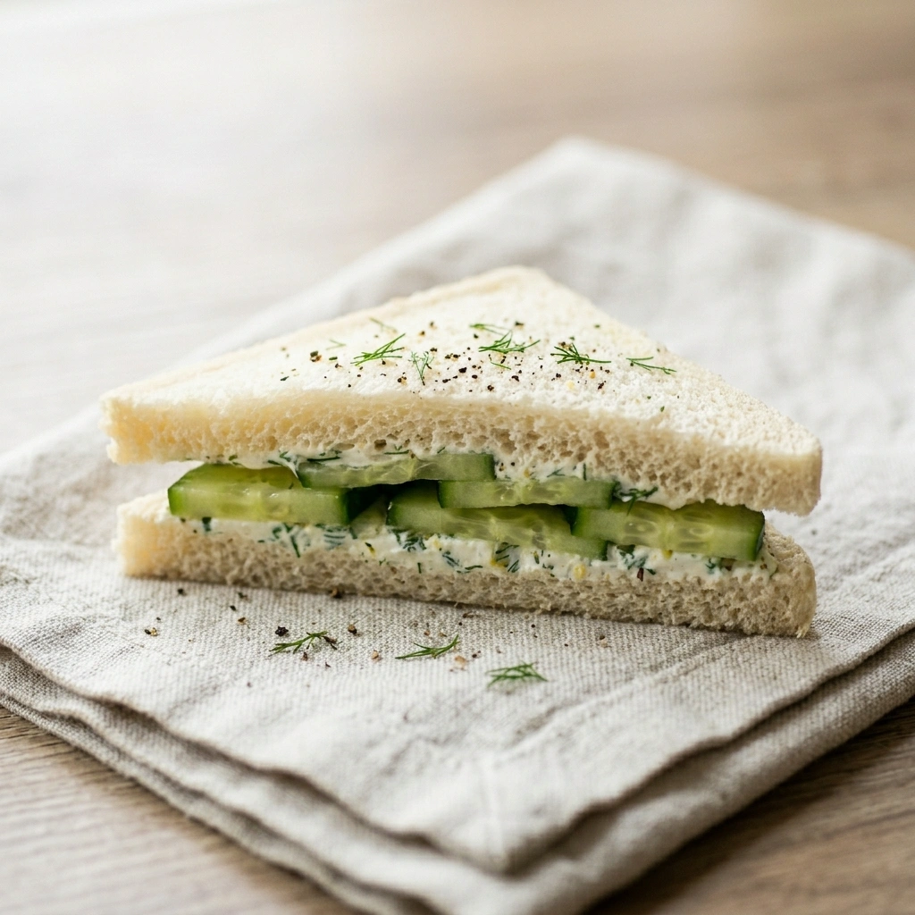 Cucumber Sandwiches with Cream Cheese
