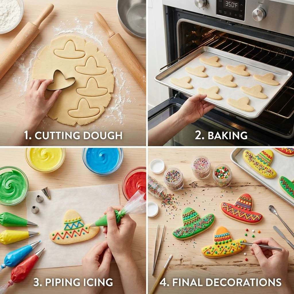 Cinco De Mayo Sombrero Sugar Cookies: A Festive & Fun Treat 11 Cinco De Mayo Sombrero Sugar Cookies