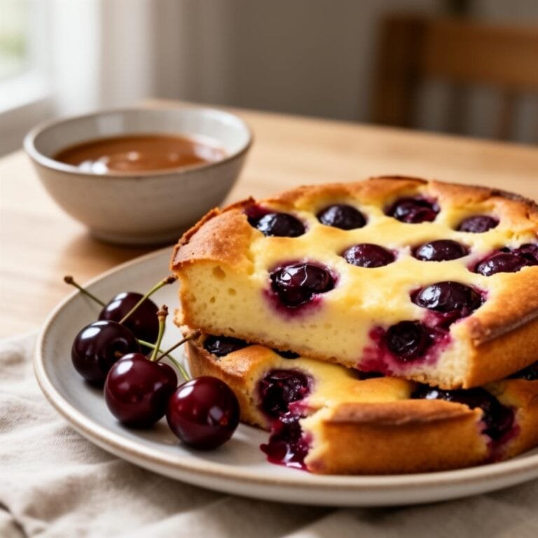 Easy French Cherry Clafoutis recipe