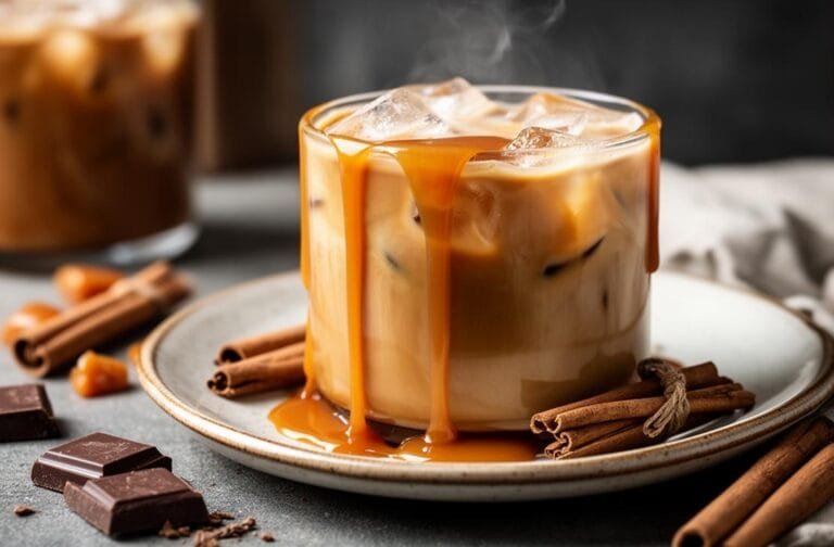 Homemade Caramel Iced Coffee
