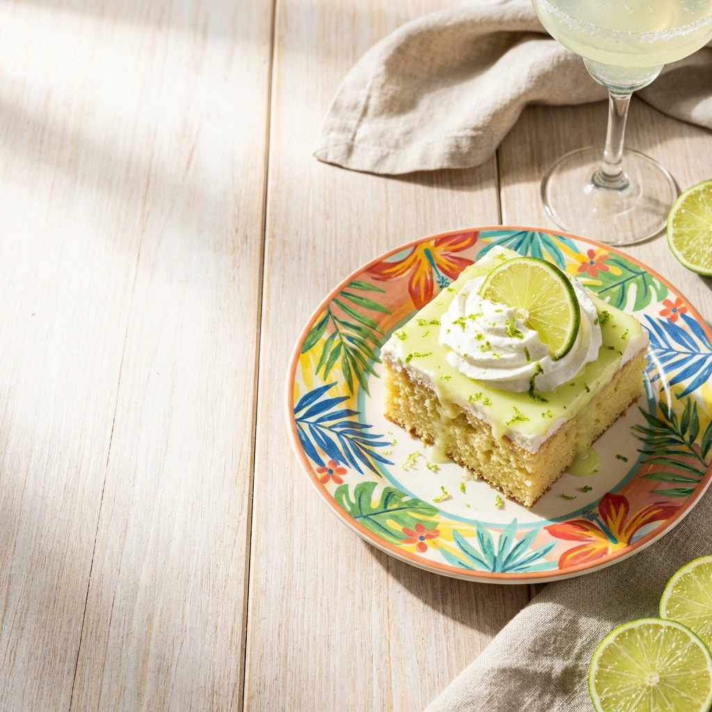 Limen Margarita Poke Cake: Best Dessert Recipe 11 Limen Margarita Poke Cake