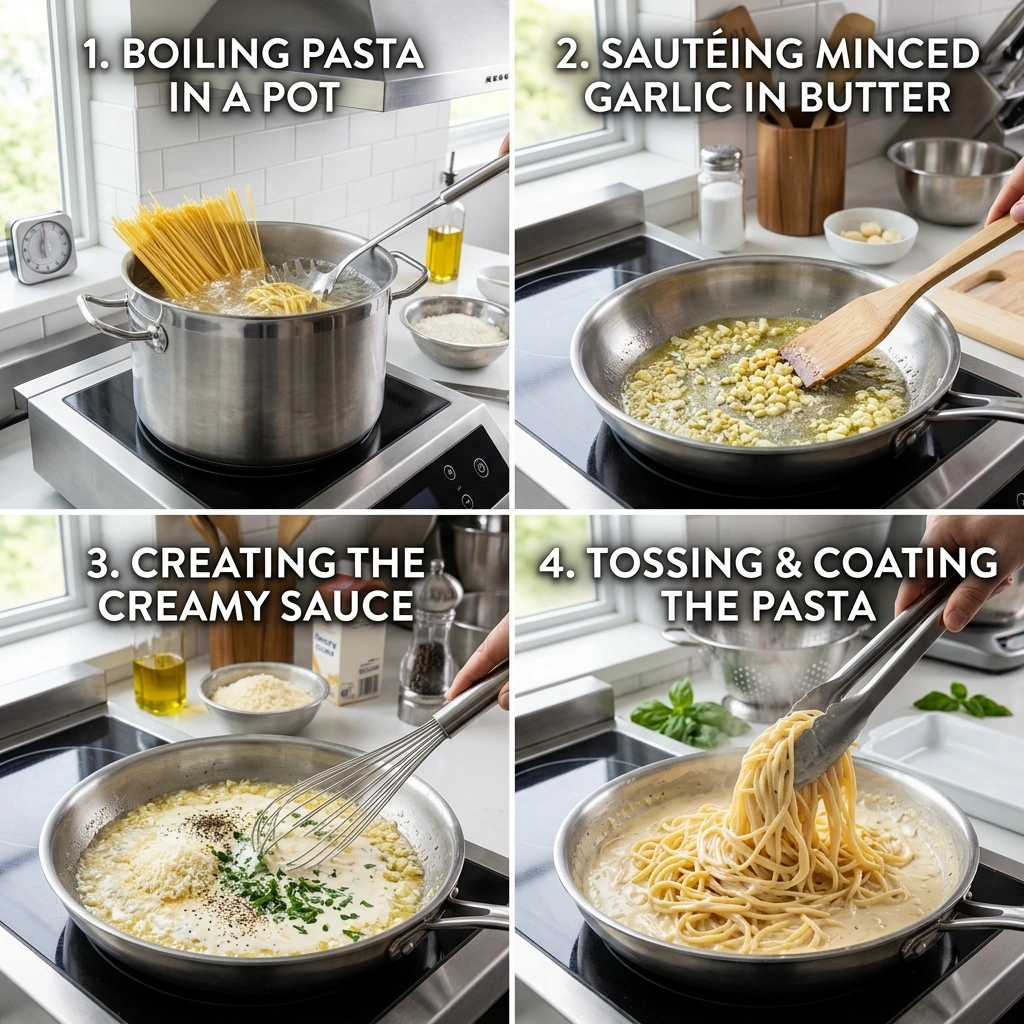 Creamy Lemon Garlic Parmesan Pasta: Best Appetizer Recipe 12 Creamy Lemon Garlic Parmesan Pasta