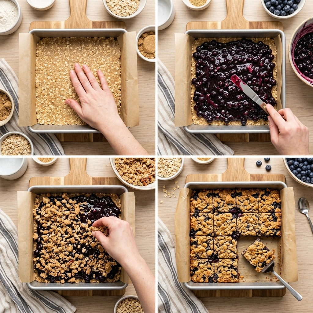 Blueberry Crumble Bars