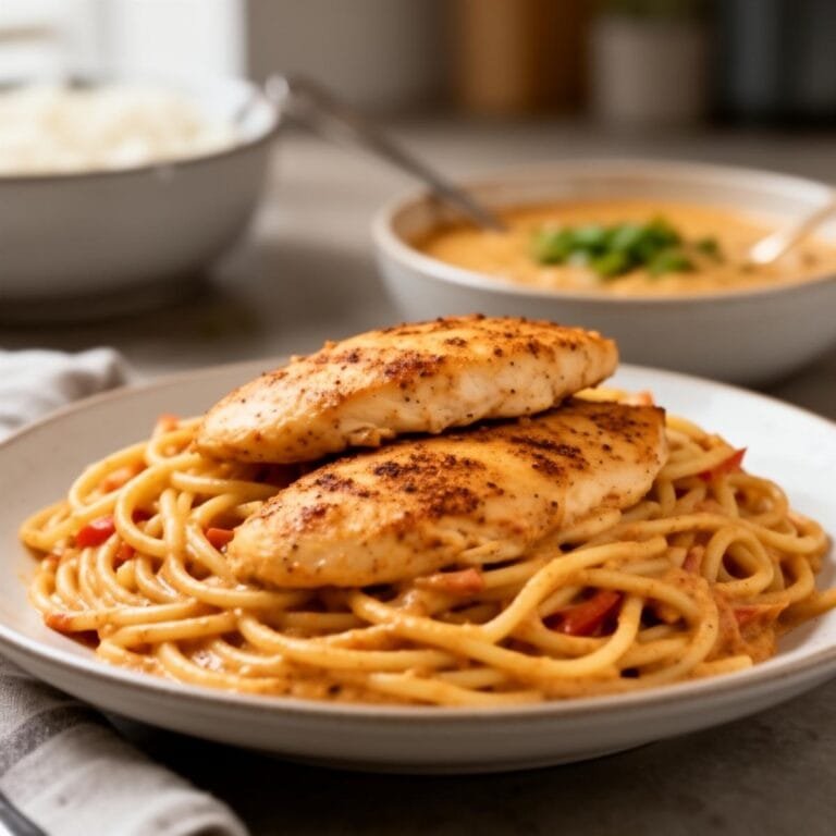 Easy One Pot Cajun Chicken Pasta recipe