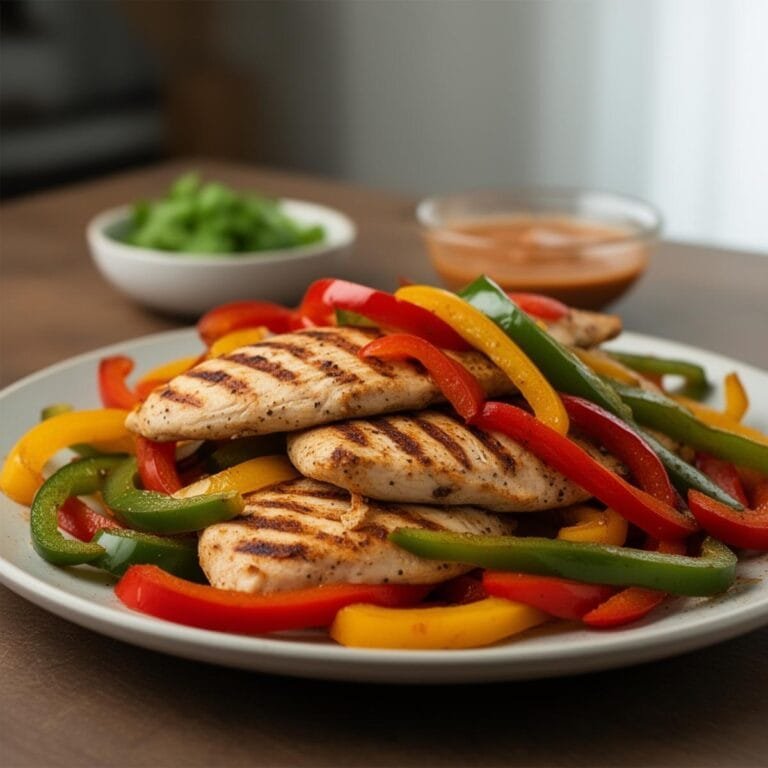 Easy Sheet Pan Chicken Fajitas recipe