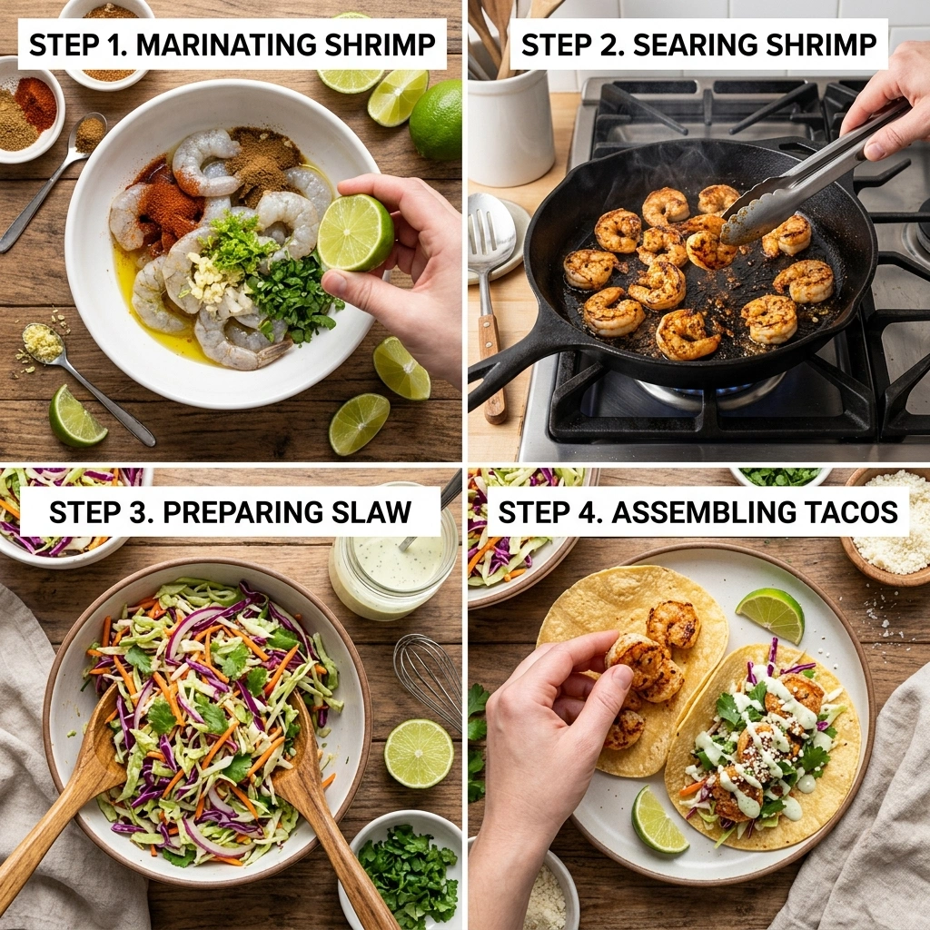 Shrimp Tacos With Slaw: Best Recipe & Tips 11 Shrimp tacos instructional 202603311226
