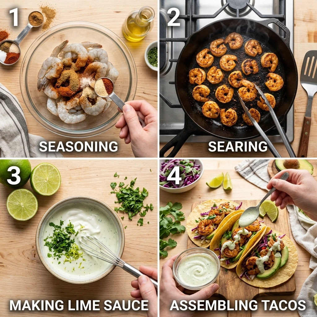 Shrimp Tacos with Lime Sauce: Best Quick & Easy Recipe 11 Shrimp Tacos with Lime Sauce