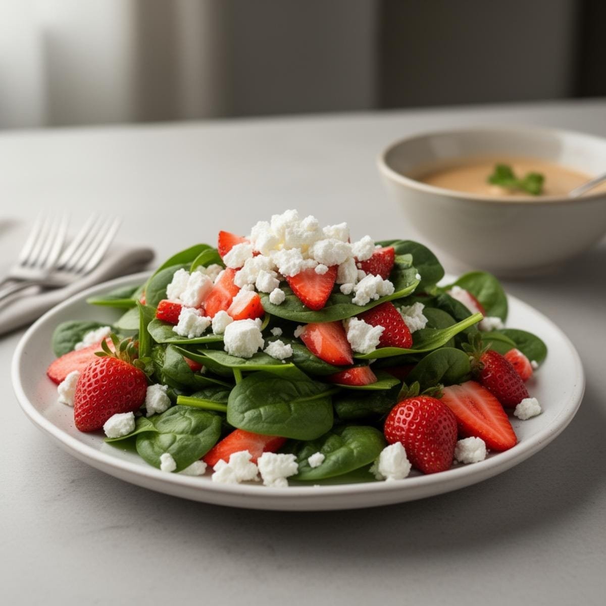 Strawberry Feta Spinach Salad: Easter Salad Ideas 7 Tools