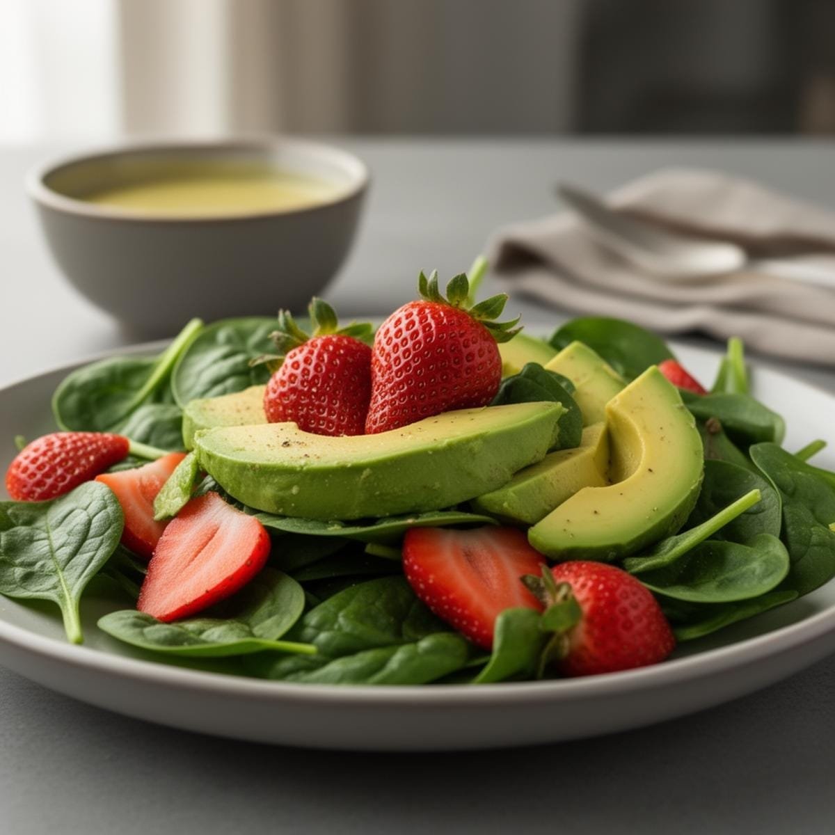 Strawberry Spinach Salad with Avocado: Best Salad Recipe 7 Tools