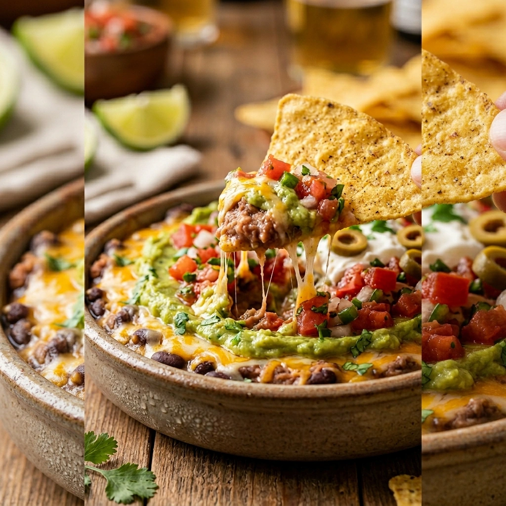 healthy 7-Layer Bean Dip: Best Appetizer Recipe 11 7-Layer Bean Dip