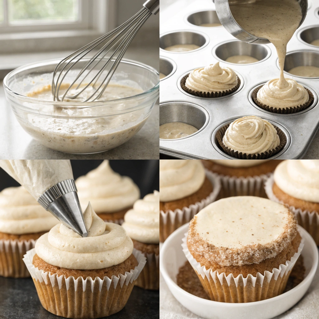 Make Churro Cupcakes: Best Easy Dessert Recipe 12 Churro Cupcakes