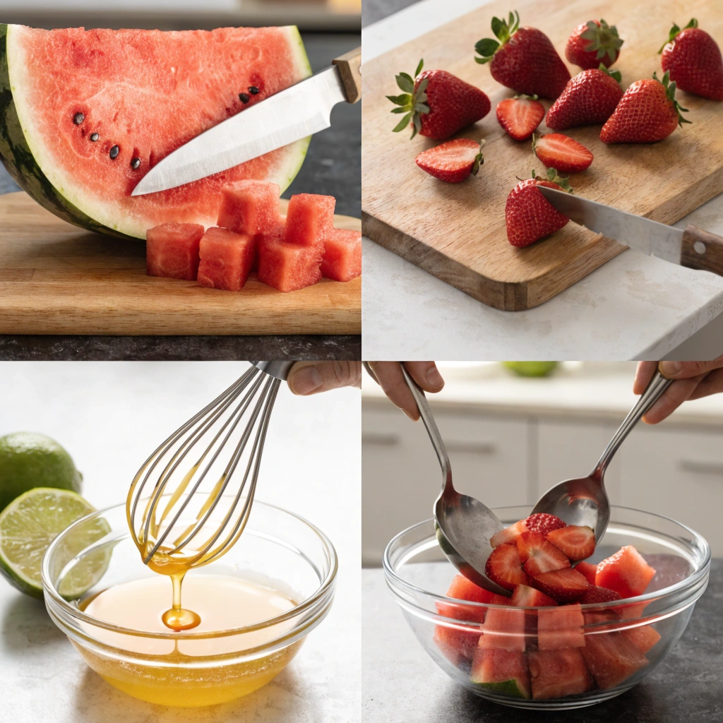 Strawberry Watermelon Salad with Honey: Best Refreshing Summer Treat 12 Strawberry Watermelon Salad with Honey
