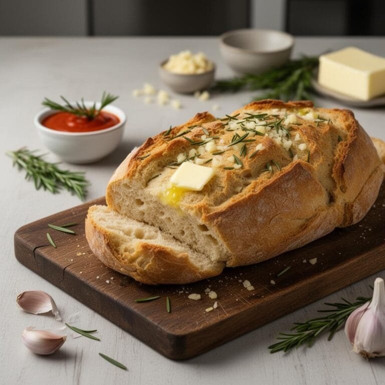 Easy dutch oven garlic rosemary bread recipe recipe