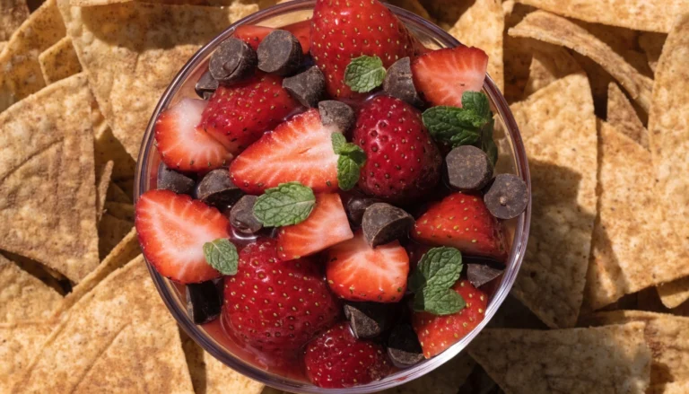 Strawberry Salsa with Chocolate Chips