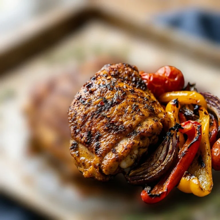 Sheet Pan Harissa Chicken & Veggies