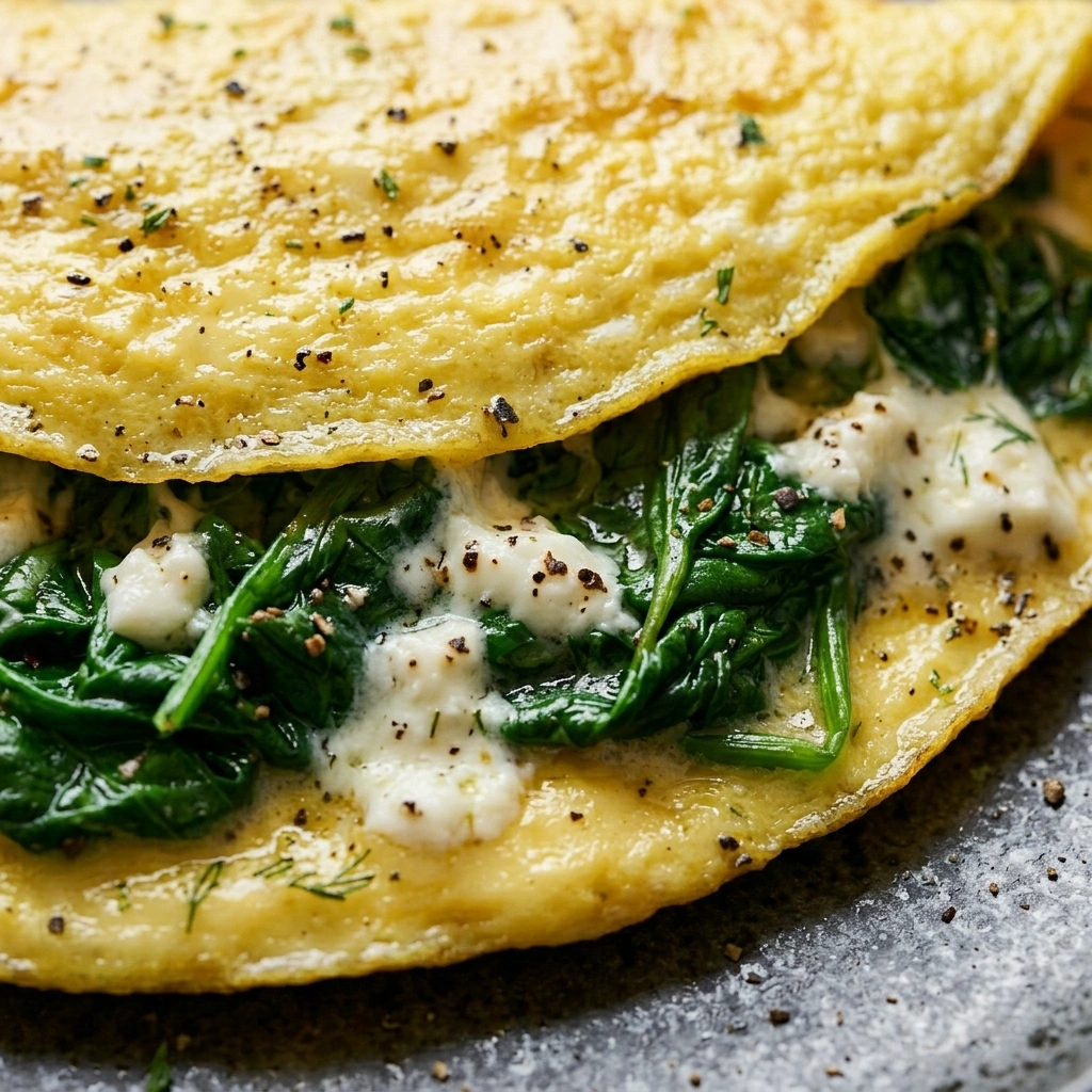 Egg White Omelette with Feta & Spinach: Best Low-Carb Breakfast 10 Egg White Omelette with Feta & Spinach