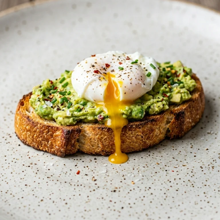 Avocado Toast with Poached Egg