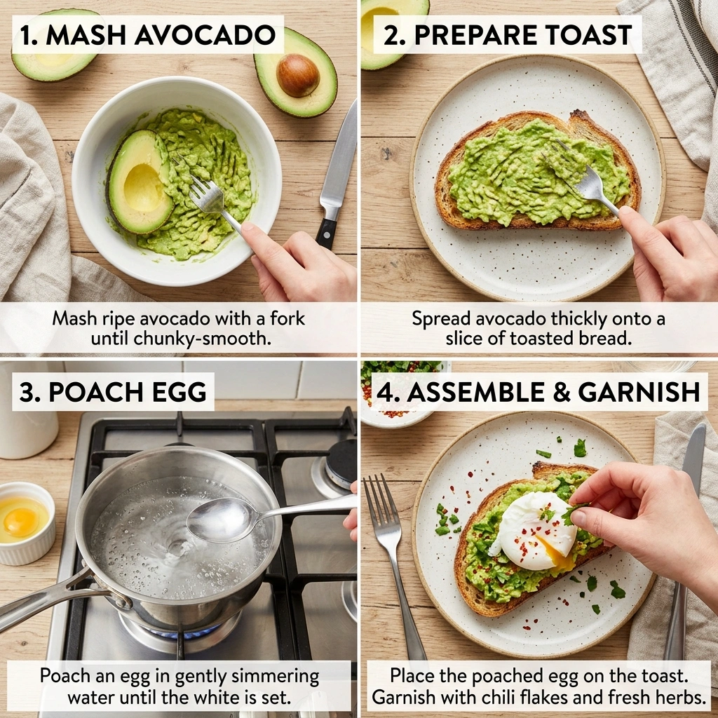 Avocado Toast with Poached Egg