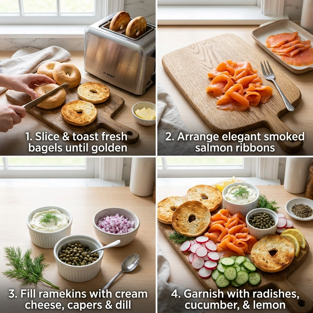 Smoked Salmon Bagel Board: The Ultimate Brunch Spread 11 Smoked Salmon Bagel Board