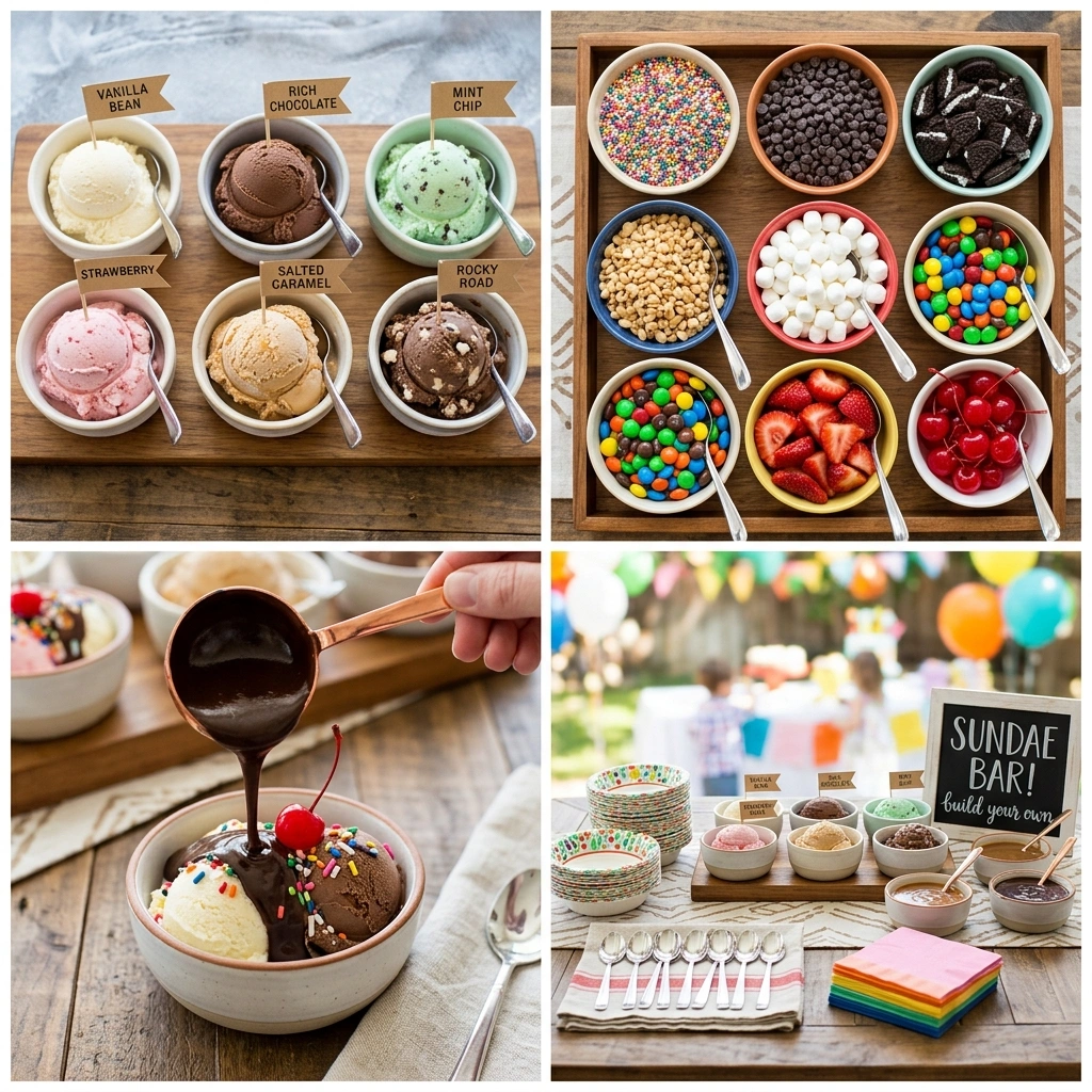 Ice Cream Sundae Bar