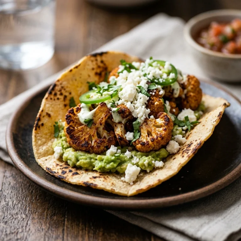 Crispy Cauliflower Tacos