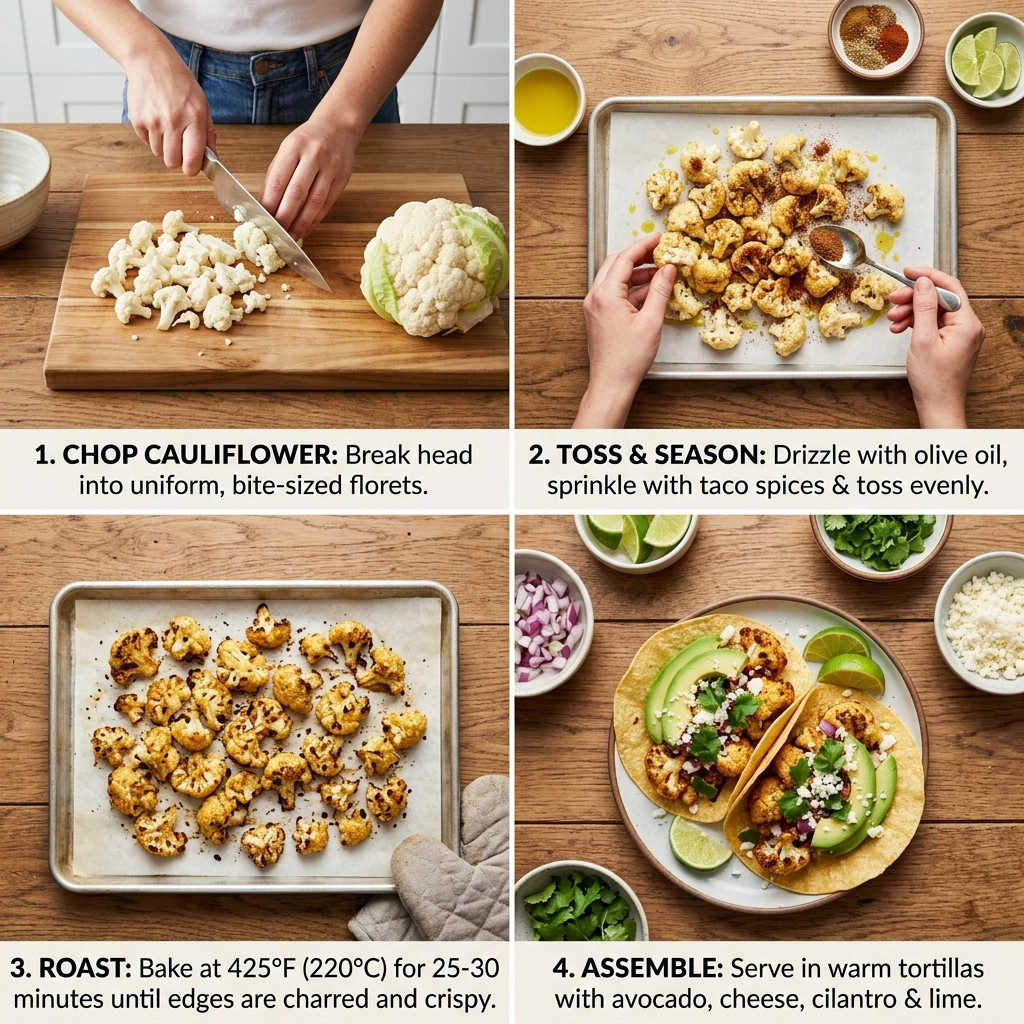 Crispy Cauliflower Tacos