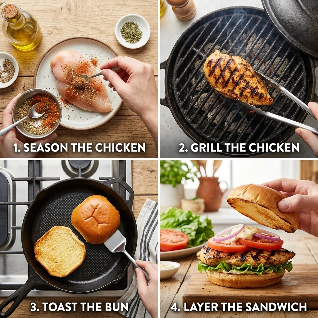 Grilled Chicken Sandwiches