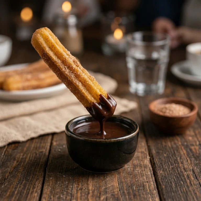 Churros with Chocolate Sauce