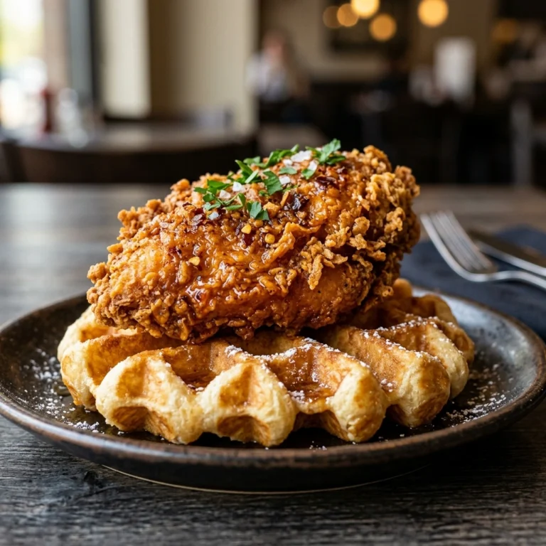 Nashville Hot Chicken and Waffles