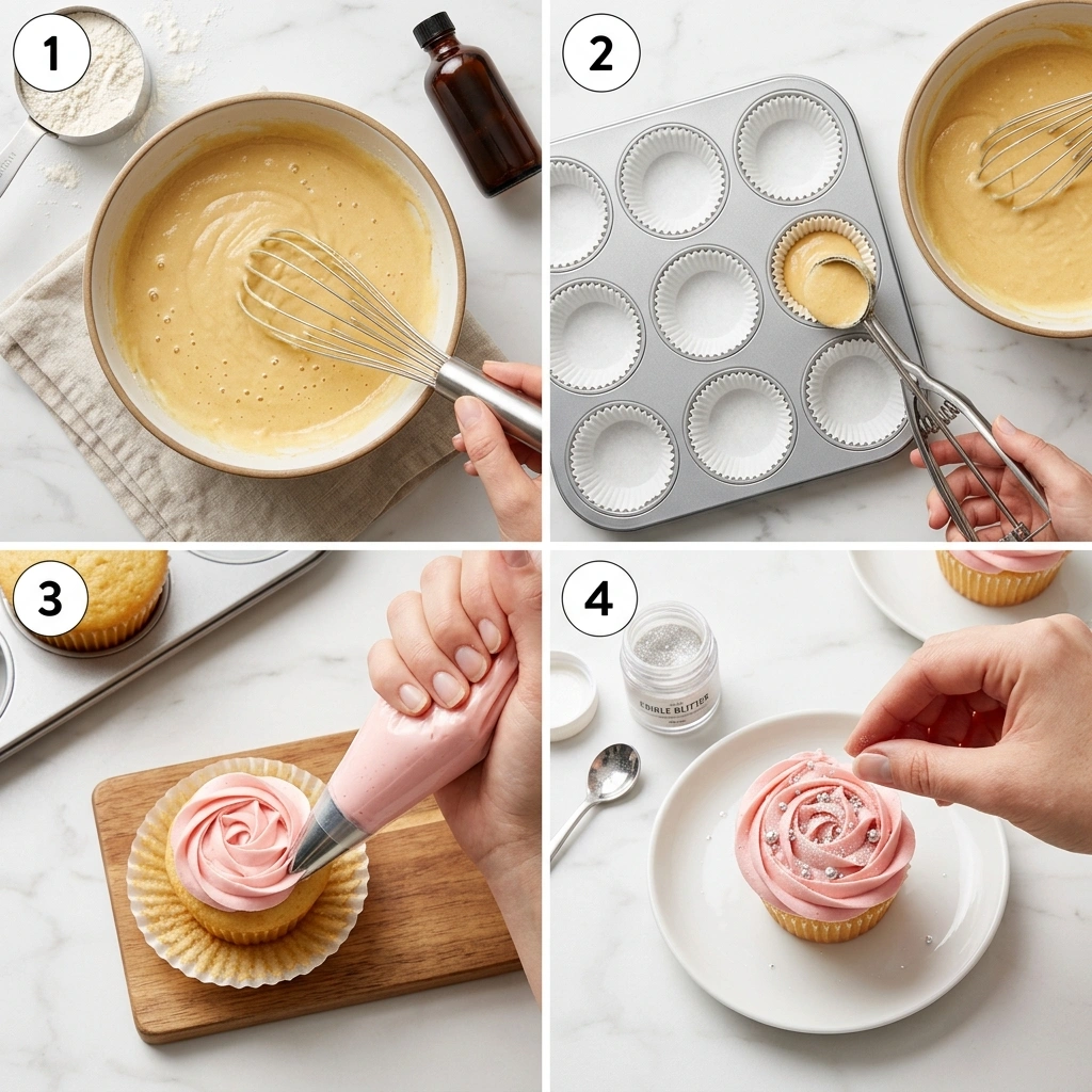 Rose Cupcakes 