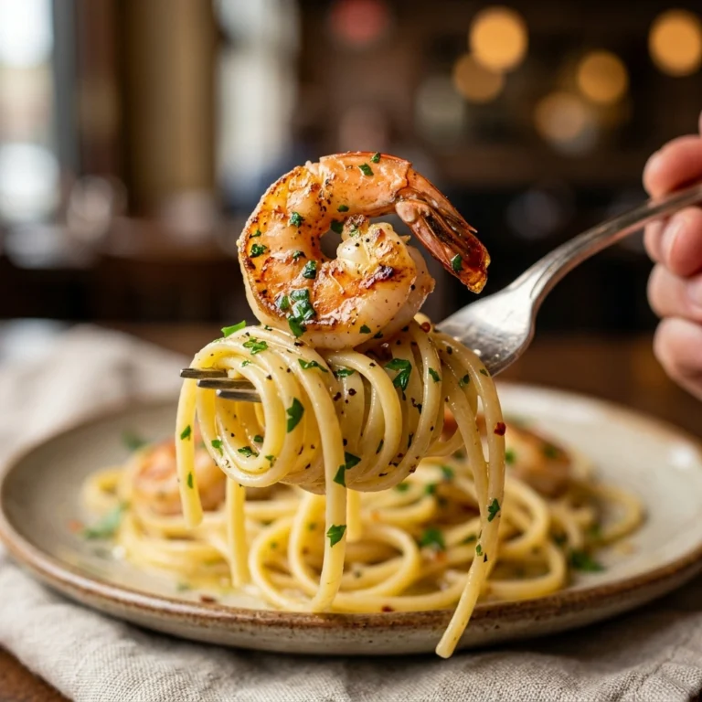 Garlic Butter Shrimp Pasta