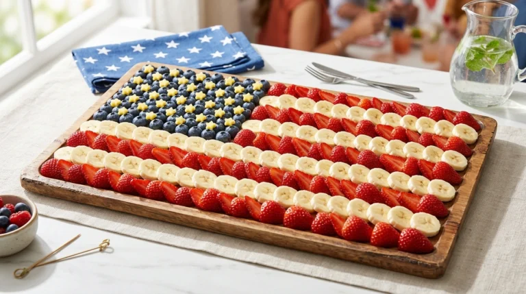 American Flag Fruit Tray
