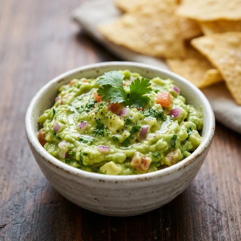 Classic Homemade Guacamole