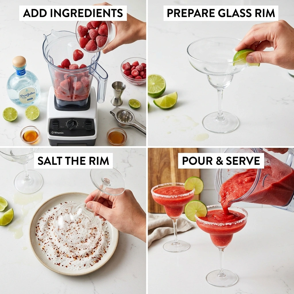 Frozen Strawberry Margarita
