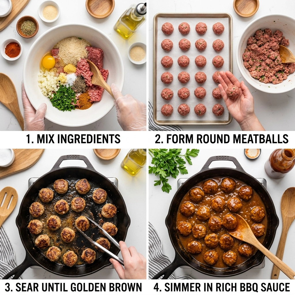 Meatballs in BBQ Sauce