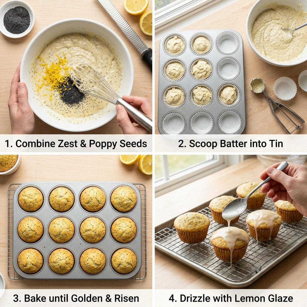 Lemon Poppy Seed Muffins